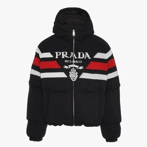 Prada cashmere jacket puffer